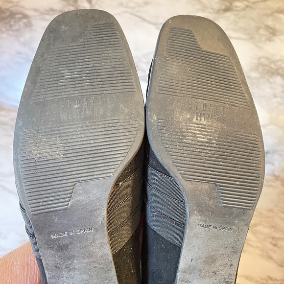 🎉😀CLEARANCE SALE!!😀🎉Stuart Weitzman Black Suede Leather Pumps - Picture 6 of 11